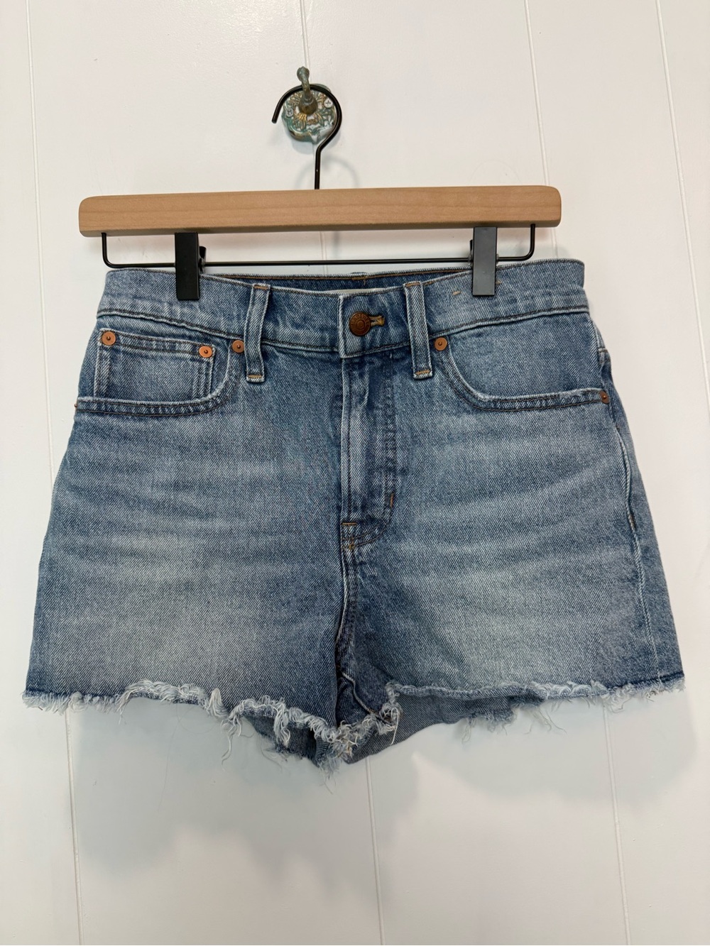 Madewell Raw Hem The Perfect Jean Short Size 26